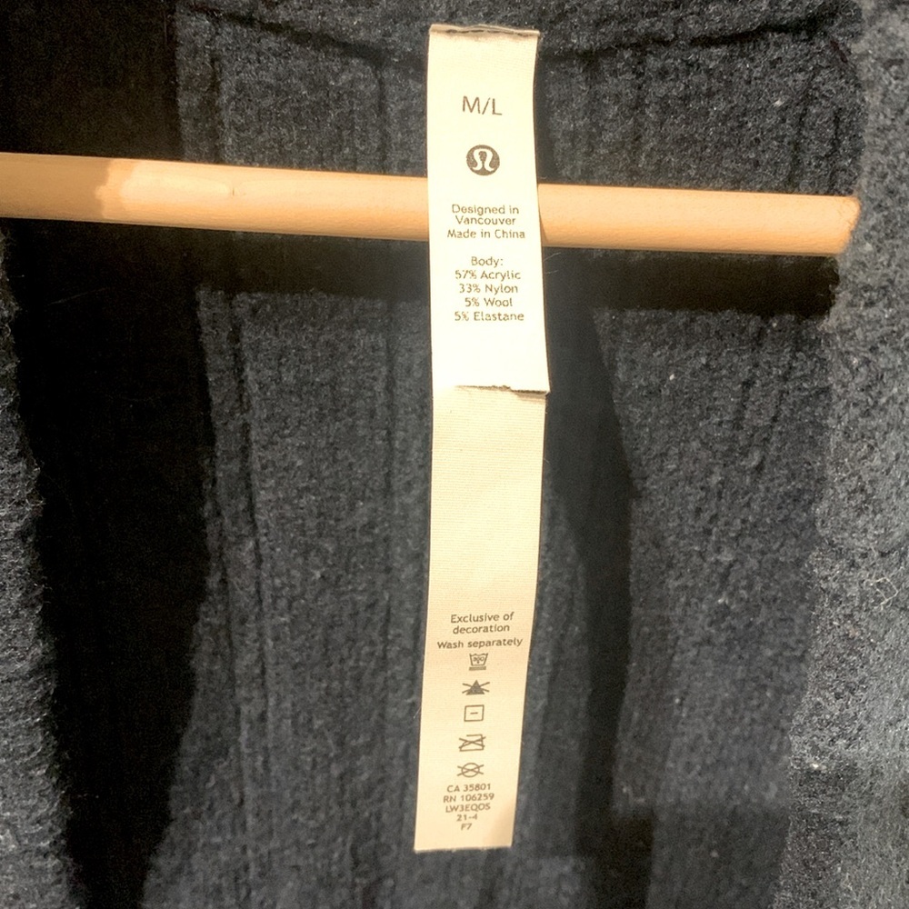 Lululemon Twin Rib Sweater in True Navy - Picture 5 of 5